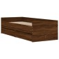 vidaXL Bettgestell mit Schubladen Braun Eichen-Optik 90x190 cm vidaXL Bettgestell mit Schubladen Braun Eichen-Optik 90x190 cm