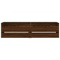 vidaXL Bettgestell mit Schubladen Braun Eichen-Optik 90x190 cm vidaXL Bettgestell mit Schubladen Braun Eichen-Optik 90x190 cm
