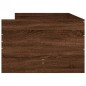 vidaXL Bettgestell mit Schubladen Braun Eichen-Optik 90x190 cm vidaXL Bettgestell mit Schubladen Braun Eichen-Optik 90x190 cm
