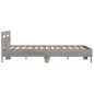 vidaXL Bettgestell mit Kopfteil Grau Sonoma 140x200 cm Holzwerkstoff vidaXL Bettgestell mit Kopfteil Grau Sonoma 140x200 cm Holzwerkstoff