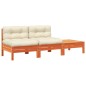 vidaXL Gartensofa mit Kissen und Hocker 2-Sitzer vidaXL Gartensofa mit Kissen und Hocker 2-Sitzer