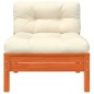 vidaXL Gartensofa mit Kissen und Hocker 2-Sitzer vidaXL Gartensofa mit Kissen und Hocker 2-Sitzer