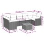 vidaXL 8-tlg. Garten-Sofagarnitur mit Kissen Schwarz Poly Rattan vidaXL 8-tlg. Garten-Sofagarnitur mit Kissen Schwarz Poly Rattan