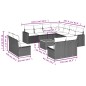 vidaXL 12-tlg. Garten-Sofagarnitur mit Kissen Schwarz Poly Rattan vidaXL 12-tlg. Garten-Sofagarnitur mit Kissen Schwarz Poly Rattan