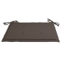 vidaXL Gartenstühle 2 Stk. mit Taupe Kissen Teak Massivholz vidaXL Gartenstühle 2 Stk. mit Taupe Kissen Teak Massivholz