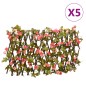 vidaXL Rankgitter mit Künstlichem Efeu 5 Stk. Erweiterbar 180x20 cm vidaXL Rankgitter mit Künstlichem Efeu 5 Stk. Erweiterbar 180x20 cm
