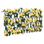 vidaXL Rankgitter mit Künstlichem Efeu Erweiterbar Gelb 180x20 cm vidaXL Rankgitter mit Künstlichem Efeu Erweiterbar Gelb 180x20 cm