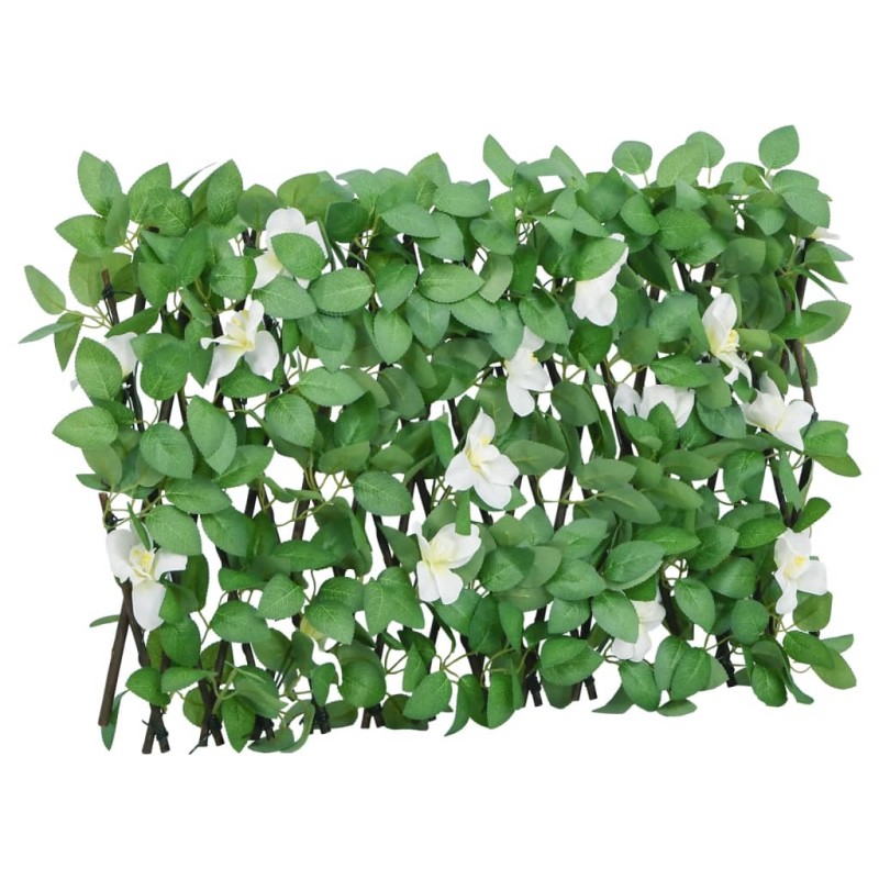 vidaXL Rankgitter mit Künstlichem Efeu Erweiterbar Grün 180x30 cm vidaXL Rankgitter mit Künstlichem Efeu Erweiterbar Grün 180x30 cm