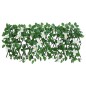 vidaXL Rankgitter mit Künstlichem Efeu Erweiterbar Grün 180x30 cm vidaXL Rankgitter mit Künstlichem Efeu Erweiterbar Grün 180x30 cm