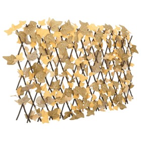 vidaXL Rankgitter mit Künstlichen Ahornblättern 5 Stk. Orange 180x60cm
