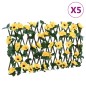 vidaXL Rankgitter mit Künstlichem Efeu 5 Stk. Erweiterbar 180x30 cm vidaXL Rankgitter mit Künstlichem Efeu 5 Stk. Erweiterbar 180x30 cm