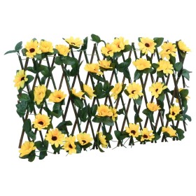vidaXL Rankgitter mit Künstlichem Efeu 5 Stk. Erweiterbar 180x30 cm