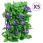 vidaXL Rankgitter mit Künstlichem Efeu 5 Stk. Erweiterbar 180x30 cm vidaXL Rankgitter mit Künstlichem Efeu 5 Stk. Erweiterbar 180x30 cm