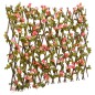 vidaXL Rankgitter mit Künstlichem Efeu Erweiterbar Dunkelrosa 180x60cm vidaXL Rankgitter mit Künstlichem Efeu Erweiterbar Dunkelrosa 180x60cm