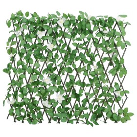 vidaXL Rankgitter mit Künstlichem Efeu Erweiterbar Grün 186x70 cm