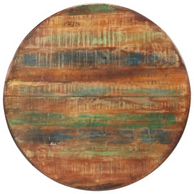 vidaXL Esstisch Ø110x78 cm Altholz Massiv und Stahl