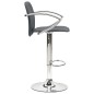 vidaXL Barhocker 2 Stk. Grau Kunstleder vidaXL Barhocker 2 Stk. Grau Kunstleder