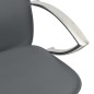 vidaXL Barhocker 2 Stk. Grau Kunstleder vidaXL Barhocker 2 Stk. Grau Kunstleder