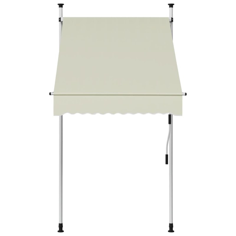 vidaXL Einziehbare Markise Handbetrieben 100 cm Creme vidaXL Einziehbare Markise Handbetrieben 100 cm Creme