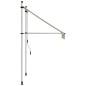 vidaXL Einziehbare Markise Handbetrieben 100 cm Creme vidaXL Einziehbare Markise Handbetrieben 100 cm Creme