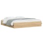 vidaXL Bettgestell mit Schubladen Sonoma-Eiche 160x200cm Holzwerkstoff vidaXL Bettgestell mit Schubladen Sonoma-Eiche 160x200cm Holzwerkstoff