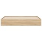 vidaXL Bettgestell mit Schubladen Sonoma-Eiche 160x200cm Holzwerkstoff vidaXL Bettgestell mit Schubladen Sonoma-Eiche 160x200cm Holzwerkstoff