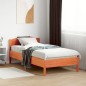 vidaXL Massivholzbett ohne Matratze Wachsbraun 75x190 cm Kiefernholz vidaXL Massivholzbett ohne Matratze Wachsbraun 75x190 cm Kiefernholz