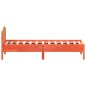 vidaXL Massivholzbett ohne Matratze Wachsbraun 75x190 cm Kiefernholz vidaXL Massivholzbett ohne Matratze Wachsbraun 75x190 cm Kiefernholz