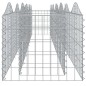vidaXL Gabionen-Hochbeet mit Hochbogen 400x50x50 cm Verzinktes Eisen vidaXL Gabionen-Hochbeet mit Hochbogen 400x50x50 cm Verzinktes Eisen