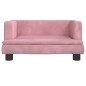 vidaXL Hundebett Rosa 60x40x30 cm Samt vidaXL Hundebett Rosa 60x40x30 cm Samt