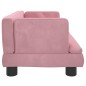 vidaXL Hundebett Rosa 60x40x30 cm Samt vidaXL Hundebett Rosa 60x40x30 cm Samt