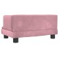 vidaXL Hundebett Rosa 60x40x30 cm Samt vidaXL Hundebett Rosa 60x40x30 cm Samt