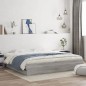 vidaXL Bettgestell mit Schubladen Grau Sonoma 160x200 cm Holzwerkstoff vidaXL Bettgestell mit Schubladen Grau Sonoma 160x200 cm Holzwerkstoff