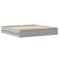 vidaXL Bettgestell mit Schubladen Grau Sonoma 160x200 cm Holzwerkstoff vidaXL Bettgestell mit Schubladen Grau Sonoma 160x200 cm Holzwerkstoff