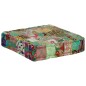 Pouf Flickwerk Quadrat Baumwolle Handgefertigt 50×50×12 cm Grün Pouf Flickwerk Quadrat Baumwolle Handgefertigt 50×50×12 cm Grün