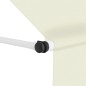 vidaXL Einziehbare Markise Handbetrieben 150 cm Cremeweiß vidaXL Einziehbare Markise Handbetrieben 150 cm Cremeweiß