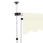vidaXL Einziehbare Markise Handbetrieben 150 cm Cremeweiß vidaXL Einziehbare Markise Handbetrieben 150 cm Cremeweiß