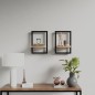 vidaXL Wandregale 2 Stk. 25x25x35 cm Massivholz Akazie und Stahl vidaXL Wandregale 2 Stk. 25x25x35 cm Massivholz Akazie und Stahl