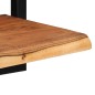 vidaXL Wandregale 2 Stk. 25x25x35 cm Massivholz Akazie und Stahl vidaXL Wandregale 2 Stk. 25x25x35 cm Massivholz Akazie und Stahl