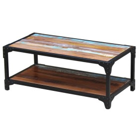 vidaXL Couchtisch Altholz Massivholz