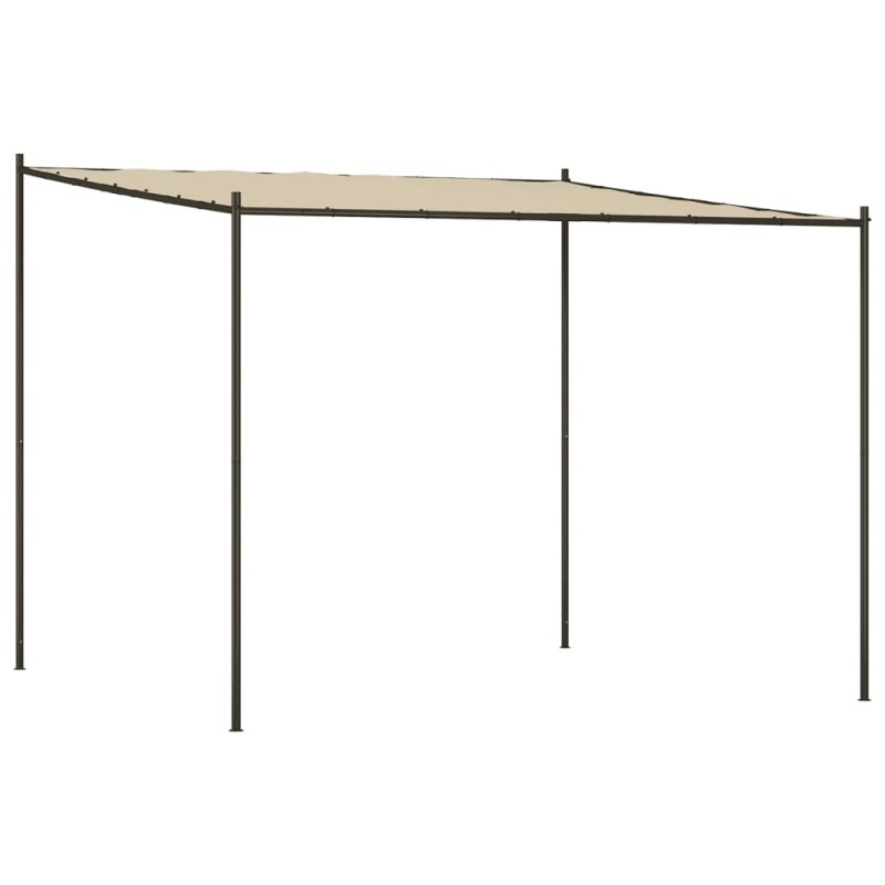 vidaXL Pavillon Beige 3x3 m 180 g/m² Stoff und Stahl vidaXL Pavillon Beige 3x3 m 180 g/m² Stoff und Stahl