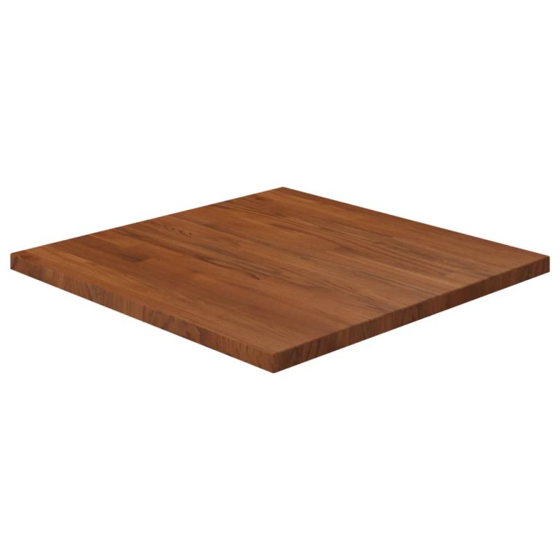 vidaXL Tischplatte Quadratisch Dunkelbraun 60x60x2,5cm Eiche Behandelt vidaXL Tischplatte Quadratisch Dunkelbraun 60x60x2,5cm Eiche Behandelt