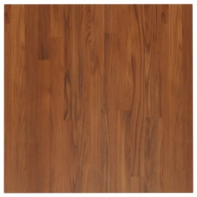 vidaXL Tischplatte Quadratisch Dunkelbraun 60x60x2,5cm Eiche Behandelt