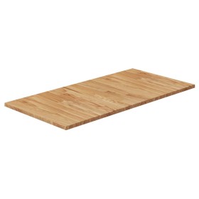 vidaXL Waschtischplatte Hellbraun 80x40x1,5 cm Massivholz Behandelt