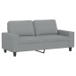 vidaXL 3-tlg. Sofagarnitur Hellgrau Stoff vidaXL 3-tlg. Sofagarnitur Hellgrau Stoff