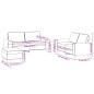 vidaXL 3-tlg. Sofagarnitur Hellgrau Stoff vidaXL 3-tlg. Sofagarnitur Hellgrau Stoff