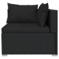 vidaXL 12-tlg. Garten-Lounge-Set mit Kissen Schwarz Poly Rattan vidaXL 12-tlg. Garten-Lounge-Set mit Kissen Schwarz Poly Rattan