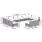 vidaXL 12-tlg. Garten-Lounge-Set mit Kissen Schwarz Poly Rattan vidaXL 12-tlg. Garten-Lounge-Set mit Kissen Schwarz Poly Rattan