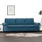 vidaXL 3-Sitzer-Sofa Blau 180 cm Samt vidaXL 3-Sitzer-Sofa Blau 180 cm Samt