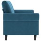 vidaXL 3-Sitzer-Sofa Blau 180 cm Samt vidaXL 3-Sitzer-Sofa Blau 180 cm Samt